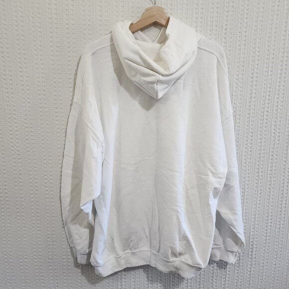 Young & Reckless White Logo Hoodie Sweater Men's Size 2X - Picture 2 of 9